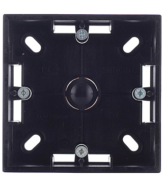 Коробка монтажная Simon 15 накладная графит (1590751-038)