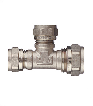 Тройник VALTEC (VTm.331.N.201616) 20 обж(ц) х 16 обж(ц) х 16 обж(ц)