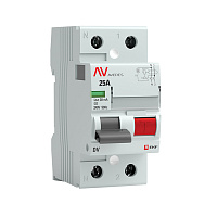 УЗО EKF Averes DV 25А 1P+N тип AC 30 мА 10 кА (rccb-2-25-30-ac-av)