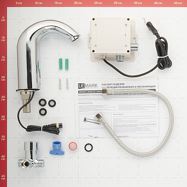 Смеситель для раковины Lemark Project хром сенсорный (LM4652CE)