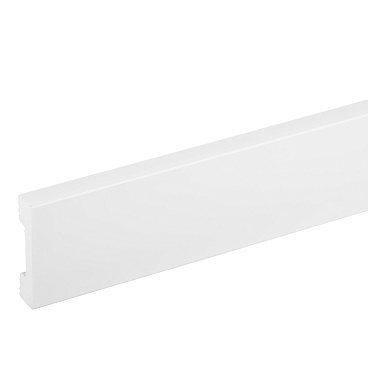 Плинтус экополимер Солид 60х15х2000 мм белый (2 UHD 09/60D)