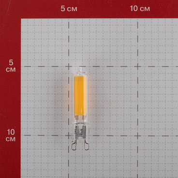 Лампа светодиодная Navigator G9 5 Вт 3000К теплый свет 220 В капсула заостренная (614915/61491)