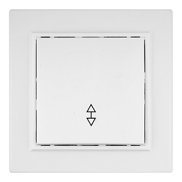 Переключатель EKF Минск одноклавишный встраиваемый белый (ERV10-025-10)