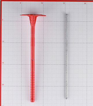 Дюбель для теплоизоляции Tech-Krep 10х200 мм металлический гвоздь (40 шт.)