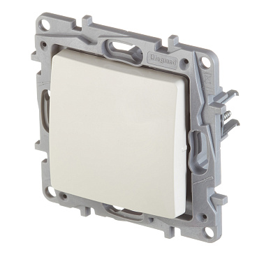 Переключатель Legrand Etika одноклавишный встраиваемый слоновая кость (672309/672349)