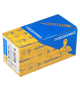 Саморезы по дереву 140x6,0 мм потайная головка конструкционные (100 шт.)