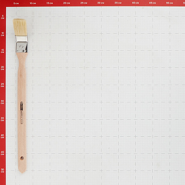 Кисть радиаторная смешанная щетина деревянная ручка Storch ClassicTop Mix 35х9 мм для эмалей и лаков на любой основе