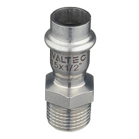 Соединитель VALTEC (VTi.901.I.001504) 15 мм х 1/2 НР(ш) нержавеющая сталь