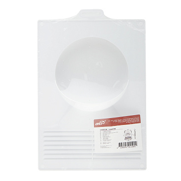 Площадка торцевая Era с решеткой и фланцем d125 мм пластиковая 180х250 мм