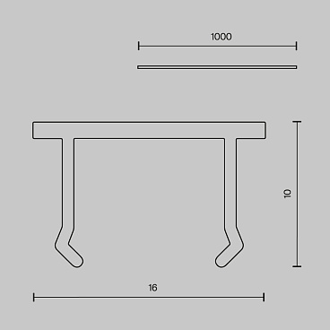 Комплектующие для трековой системы Technical TRA239DC-1B