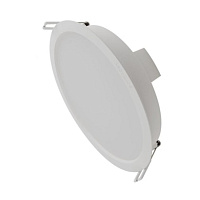 Светильник встраиваемый светодиодный белый 24 Вт 6500К IP44 Ledvance Ecoclass DL24W (4058075656758)