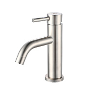 Смеситель для раковины РМС Sus однорычажный сталь (SUS128-001F)