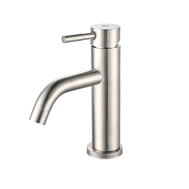 Смеситель для раковины РМС Sus однорычажный сталь (SUS128-001F)