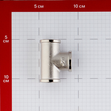Тройник Stout 1/2 ВР(г) х 1/2 ВР(г) х 1/2 ВР(г) латунный (SFT-0020-000012)