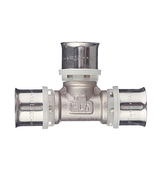 Тройник VALTEC (VTm.231.N.262626) 26(пресс) х 26(пресс) х 26(пресс)