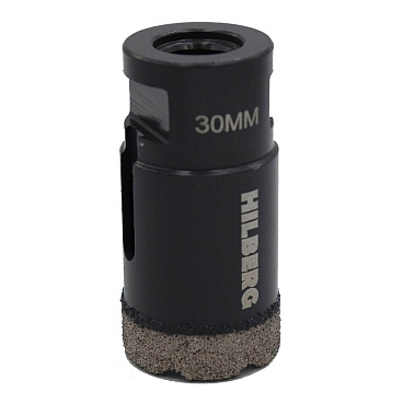 Коронка алмазная Hilberg Super Hard (HH630) по керамограниту 30 мм