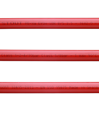 Труба для теплого пола PE-Xa Stout 16х2 мм из сшитого полиэтилена PN10 (200 м) (SPX-0002-001620)