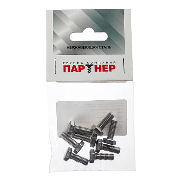 Болт нержавеющая сталь M6x16 мм DIN 933 (8 шт.)