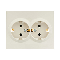 Розетка Lezard Vesna встраиваемая крем (742-0300-127B)