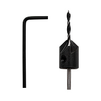 Сверло по дереву спиральное Vira 3х60 мм с зенкером (552053)