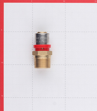 Соединитель прямой Tiemme 20(пресс) х 3/4 НР(ш)