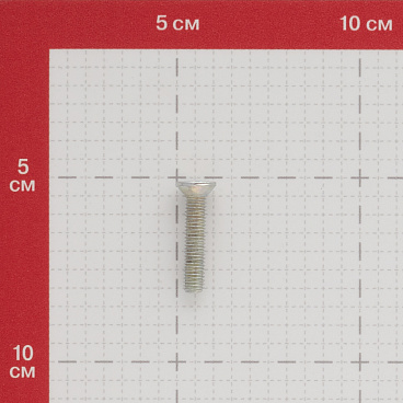 Винт оцинкованный M6x30 мм DIN 965 потайная головка (9 шт.)
