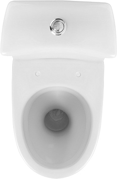 Унитаз-компакт Santeri Вест с косым выпуском с сиденьем пластик белый (1.P201.8.S00.00B.F)