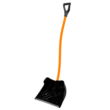 Лопата снеговая Павловская Заря полипропилен с алюминиевым черенком 1350х325 мм (156511)