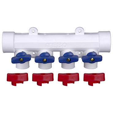 Коллектор полипропиленовый Tebo 32 мм х 4 выхода 20 мм (TRD0000020488)