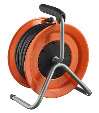 Удлинитель UNIVersal с заземлением 50 м на катушке 3,5 кВт 4 розетки КГ 3х1,5 кв.мм IP44