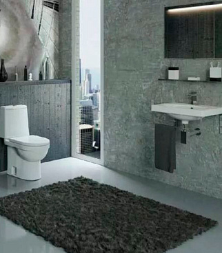 Унитаз-компакт Sanita Luxe Next с универсальным выпуском с сиденьем дюропласт микролифт белый (WC.CC/Next/2-DM/WHT.G/S1)