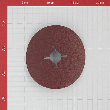 Круг фибровый шлифовальный по металлу VSM 125х22 мм P60 со шлицами
