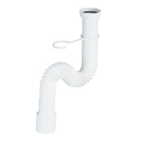 Сифон для раковины и мойки Wirquin Pro 1 1/2х40 мм без выпуска с соединением 40/50 мм (30717993)