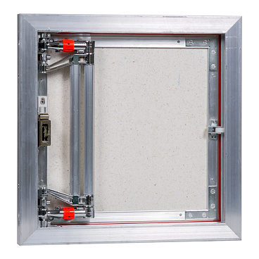 Люк ревизионный под плитку Практика EuroFormat-R алюминиевый 300х300 мм скрытый нажимной