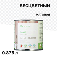 Масло GNature Hartöl для дерева с твердым воском бесцветное матовое 0,375 л