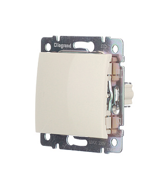 Переключатель Legrand Valena одноклавишный встраиваемый слоновая кость (695602)
