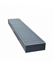 Конвектор внутрипольный КЗТО Бриз с 1 теплообменником 2500х260х80 мм правое подключение