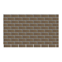 Панель фасадная гибкая Docke Standard Brick 1000х250 мм бежевая 2,5 кв.м