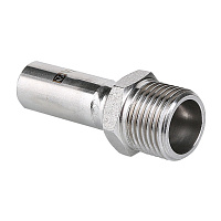 Соединитель Valtec (VTi.906.I.001805) 18 мм х 3/4 НР(ш) нержавеющая сталь