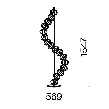 Напольный светильник (торшер) Maytoni MOD216FL-L38G3K