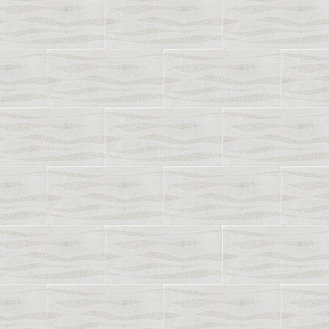 Плитка декор Нефрит Тендре волна серая 500x250x9 мм