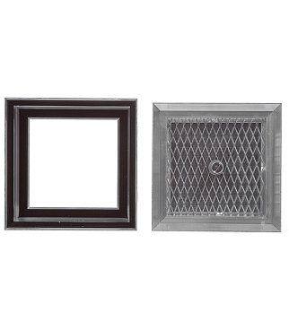 Люк ревизионный под плитку напольный Практика Барьер алюминиевый 200х200 мм скрытый