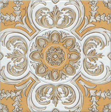 Алмаш Декор центр жёлтый HGD\B510\SG9174 30х30