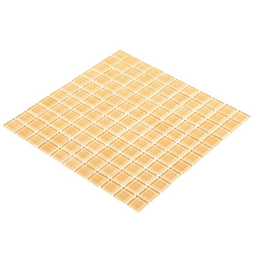 Мозаика Mir Mosaic Natural Color palette бежевая стеклянная 300х300х4 мм глянцевая