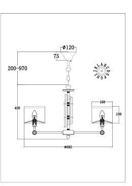 Люстра Maytoni MOD088PL-06BS