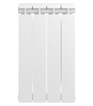 Радиатор биметаллический Global Style Extra 500 мм 4 секции 1" боковое подключение белый