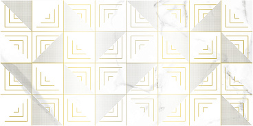 Blondi Декор белый 25х50