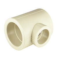 Тройник полипропиленовый Valfex переходный 63 х 40 х 63 мм серый (10634063Г)