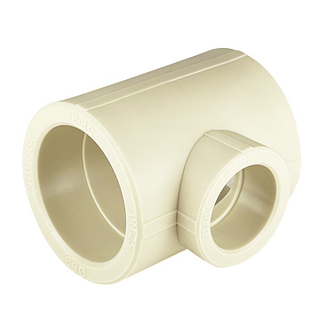 Тройник полипропиленовый Valfex переходный 63 х 40 х 63 мм серый (10634063Г)