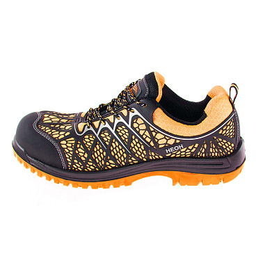 Полуботинки рабочие текстильные со светоотражающими элементами размер 44 оранжевые Мистраль Неон (130182)